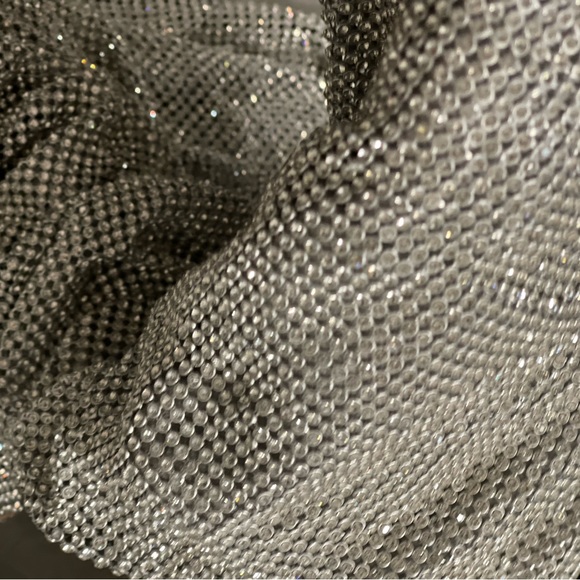 Crystal rhinestones are embellished slouch boots New with defeats - Picture 6 of 10